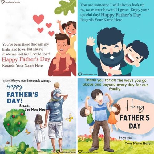 Happy Father's Day Wishes Images With Name